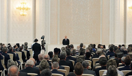 President Aliyev and his spouse attend opening of Heydar Mosque in Baku-PHOTOS